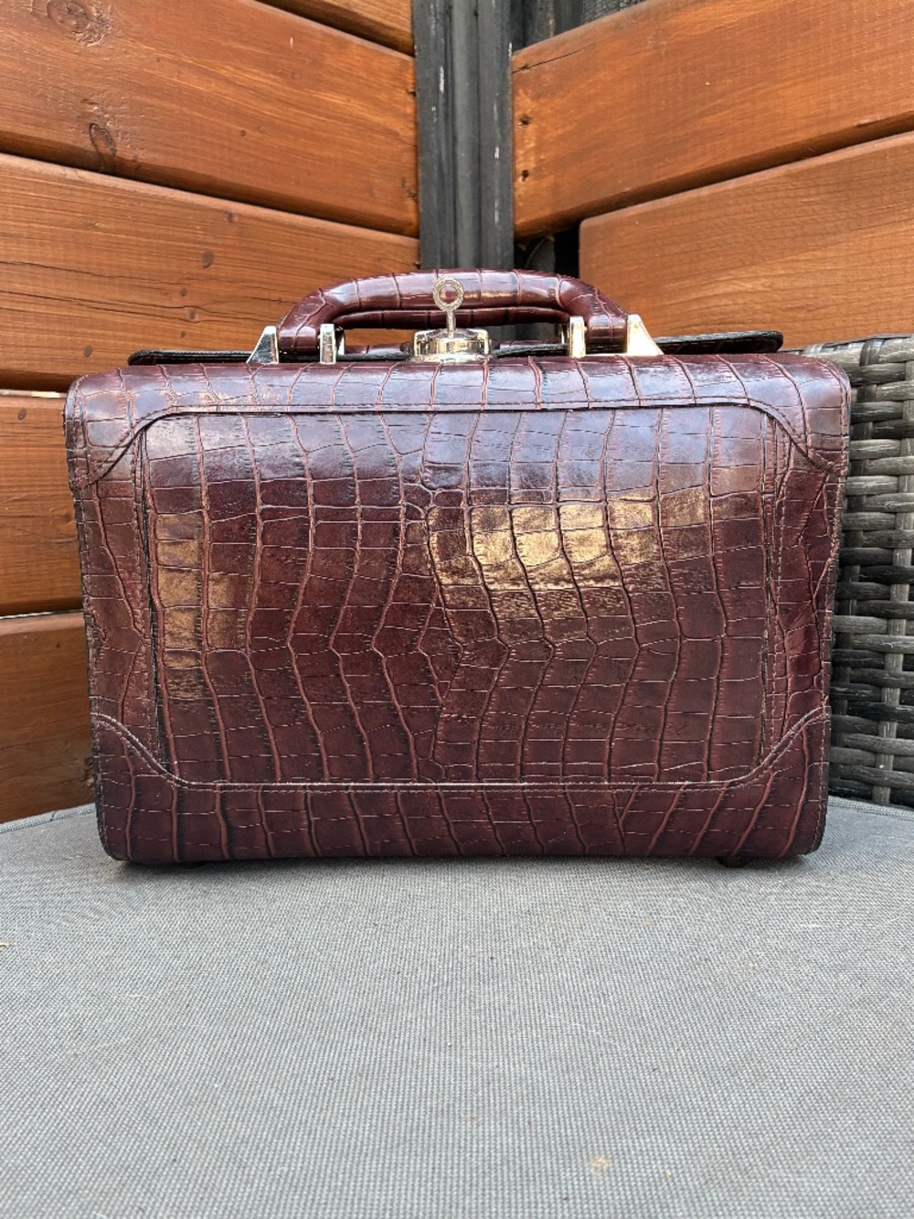 Rare Vintage Bobbi Brown Makeup Train Case / Travel Bag